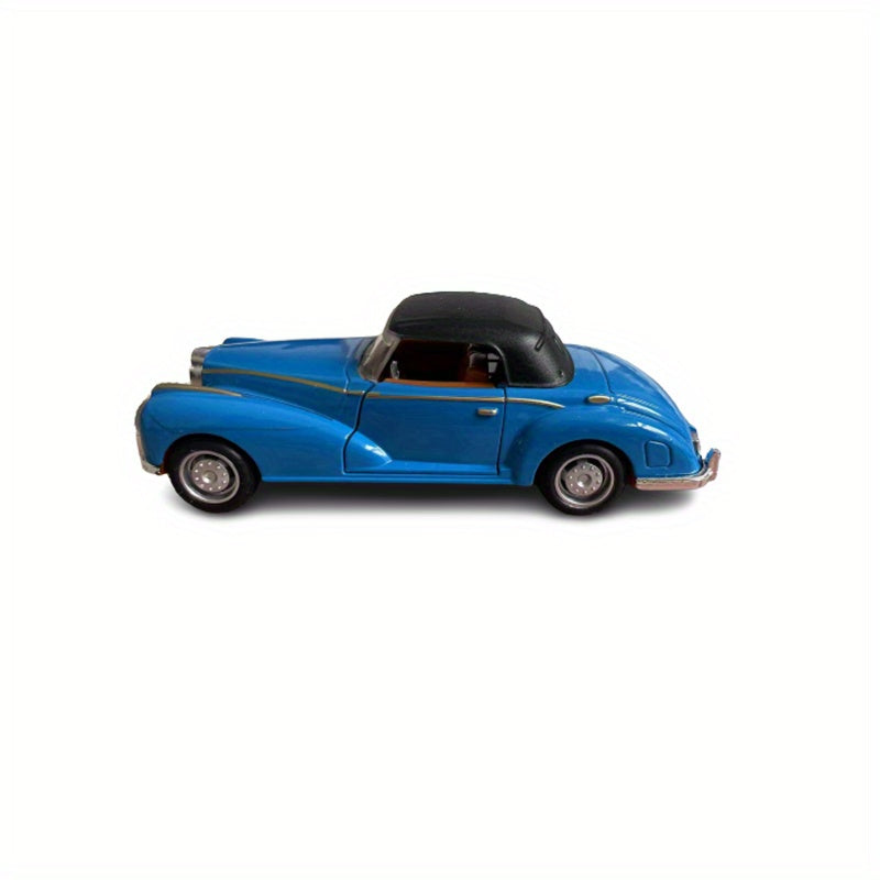 Simulation alloy 1:32 vintage car model Children's toy car accessories Return car mold die-casting model toys