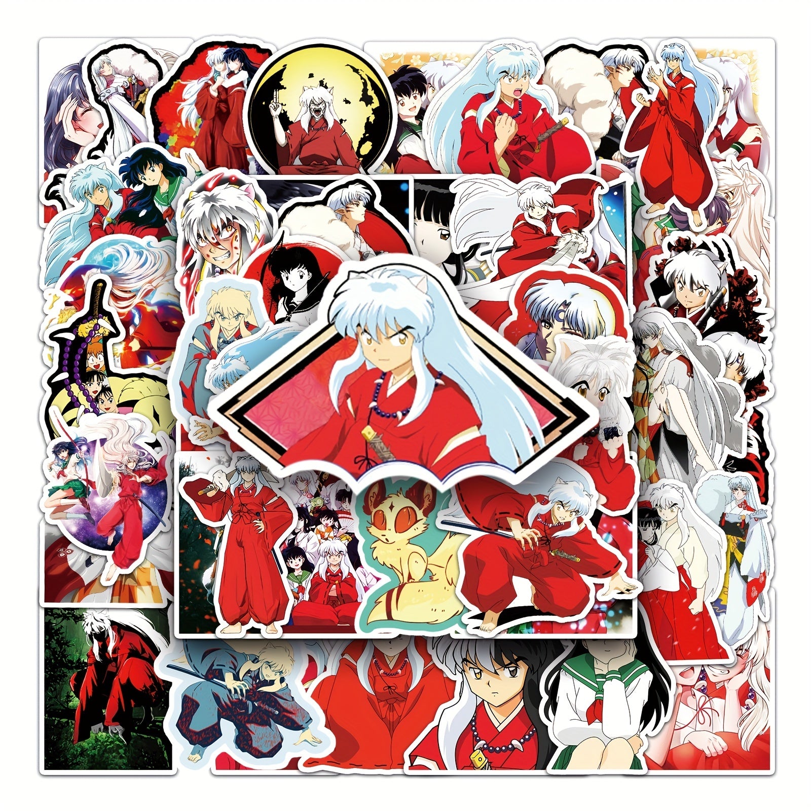 50pcs Adorable Waterproof Cartoon Anime Stickers - Vibrant Decals for Car, Motorcycle, Laptop, Luggage, Water Bottle, Skateboard - Premium Quality Decor Accessories Collection