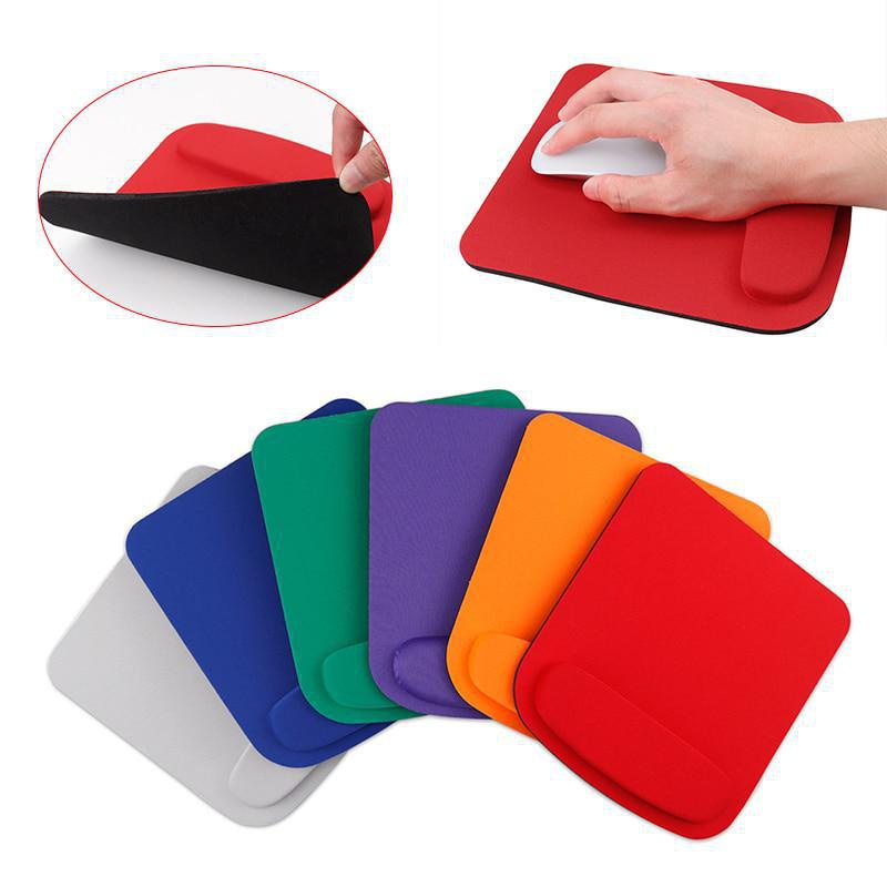 1 Multicolor Ergonomic PC Mouse Pad with Hand Rest - Esport Gaming Mousepad, Solid Color Mice Mat, Comfortable Support, Non-Slip Base, Gift Idea for Birthday, Valentines, Easter, Boyfriends, Girlfriends
