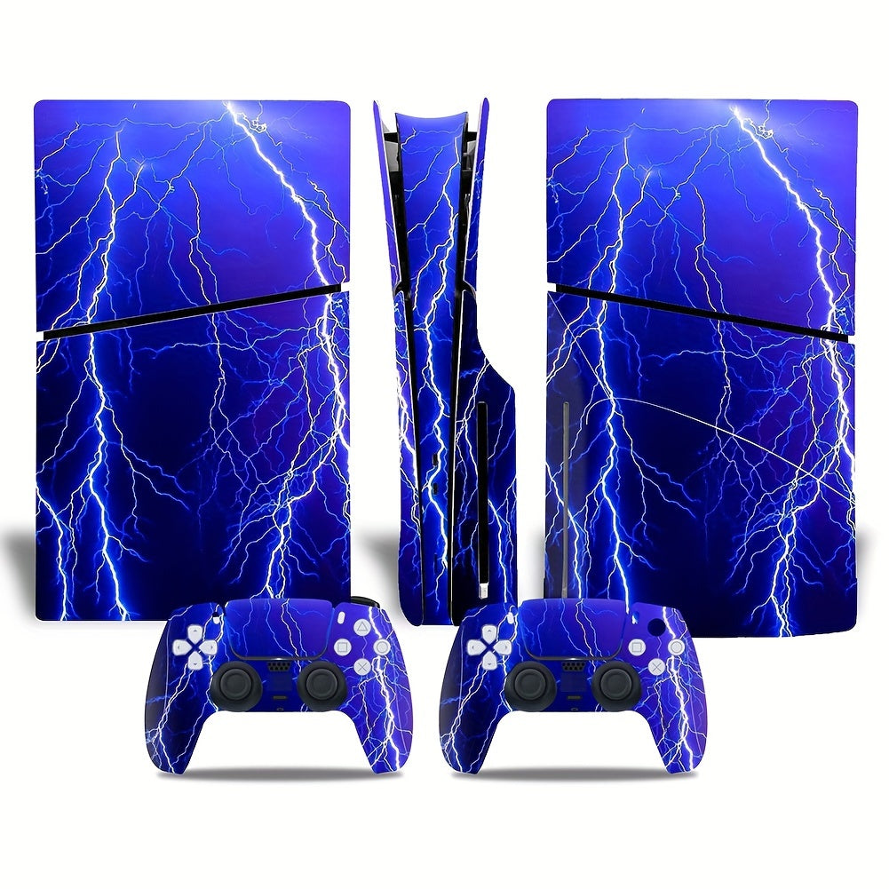 PS5 Slim Disc Drive Edition Gaming Console Sticker - Vibrant Skin for PlayStation 5 - PVC Material
