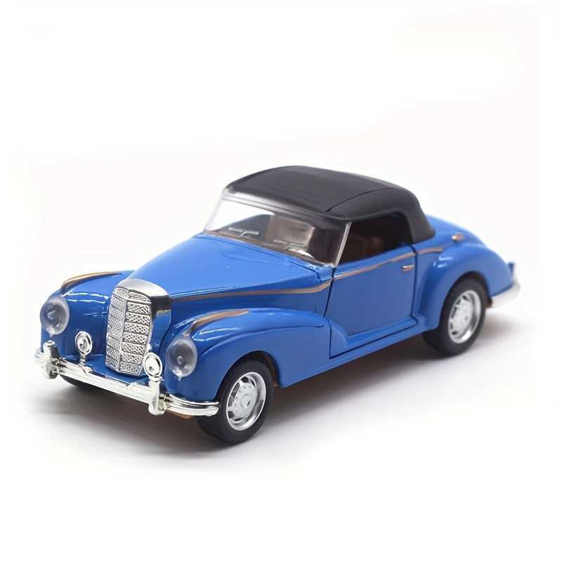 Simulation alloy 1:32 vintage car model Children's toy car accessories Return car mold die-casting model toys