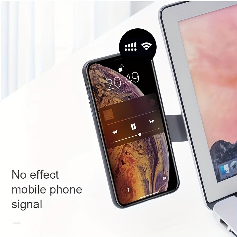 1pc Laptop Screen Support Holder Dual Monitor Display Clip Plastic Sticky Magnetic Notebook Computer Expansion Bracket