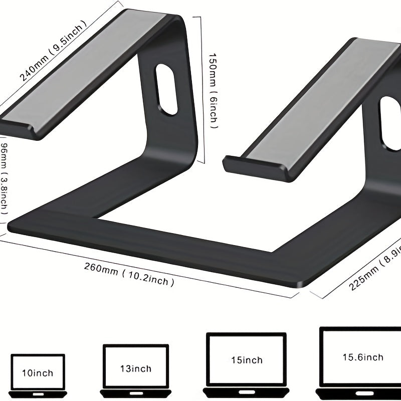Laptop Stand Holder Aluminum Stand For MacBook Portable Laptop Stand Holder Desktop Holder Notebook PC Computer Stand
