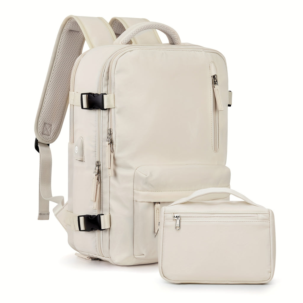 COOFAY Airline-Approved Large Travel Backpack for Men & Women - Durable Nylon, Multi-Compartment with Laptop Sleeve, Adjustable Straps, Ideal for Business & Gym Use, Business Backpack|Sleek Casual Design|Practical Design, Bac