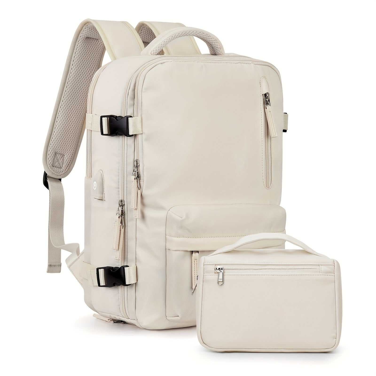 COOFAY Airline-Approved Large Travel Backpack for Men & Women - Durable Nylon, Multi-Compartment with Laptop Sleeve, Adjustable Straps, Ideal for Business & Gym Use, Business Backpack|Sleek Casual Design|Practical Design, Bac