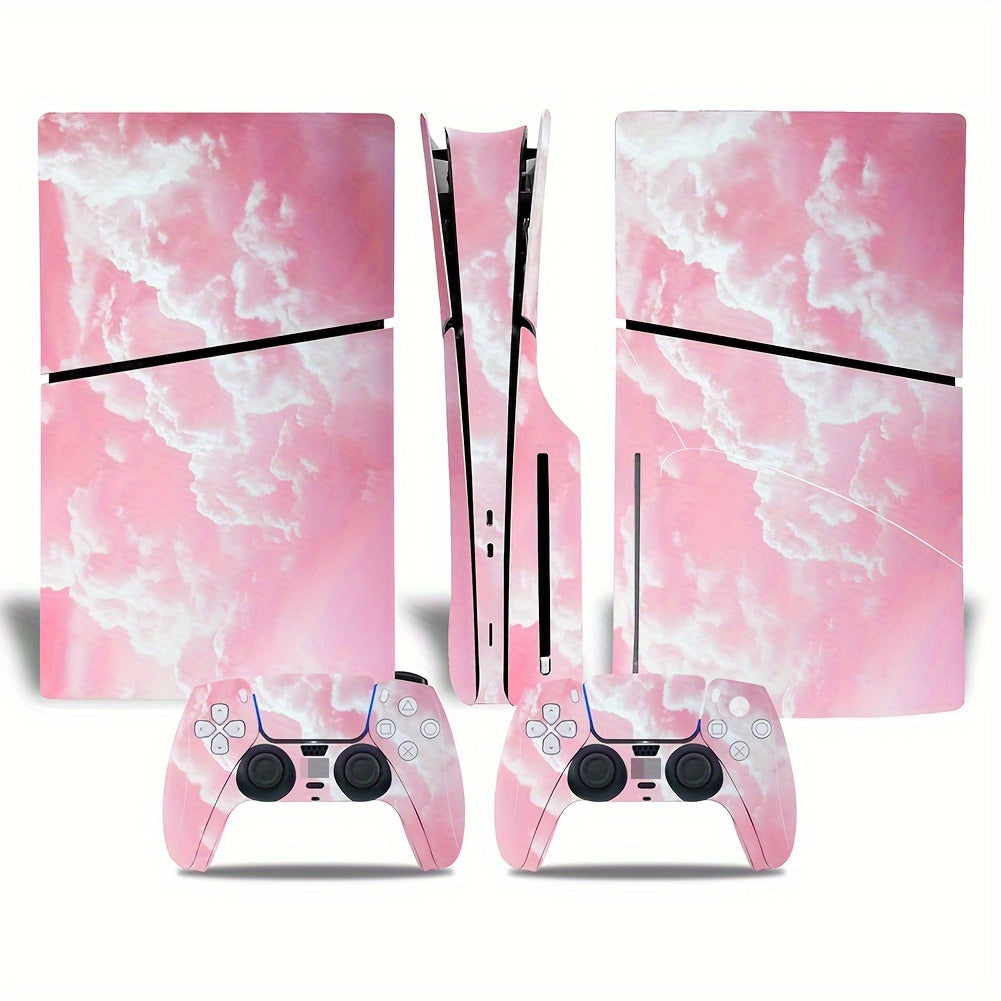 PS5 Slim Disc Drive Edition Gaming Console Sticker - Vibrant Skin for PlayStation 5 - PVC Material