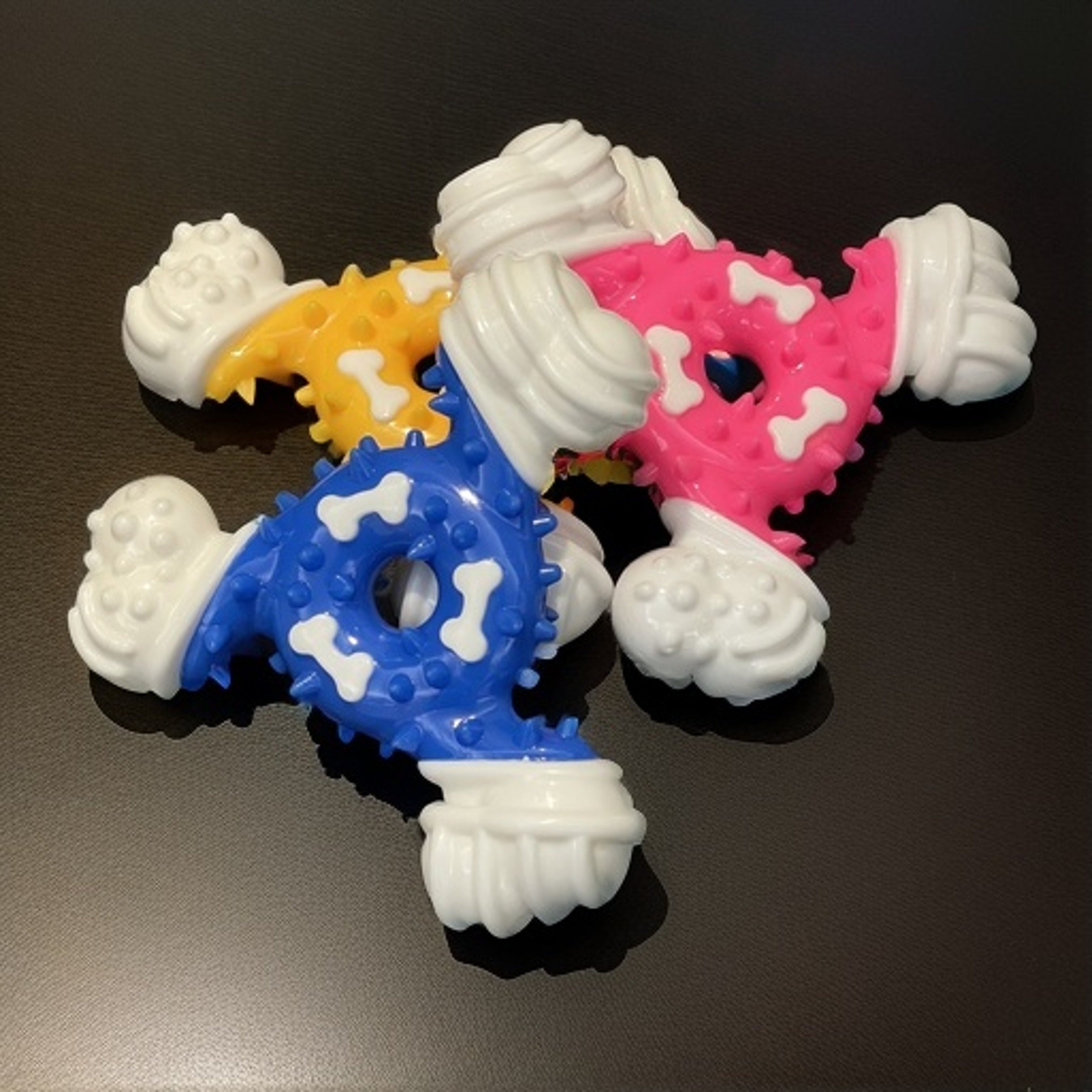 Durable Dog Chew Toy for Teeth Cleaning - Bite-Resistant Nylon Dental Stick with Interactive Puzzle Design, Ideal for Small to Medium Breeds, Promotes Healthy Chewing and Play, Dog Toys for Aggressive Chewers