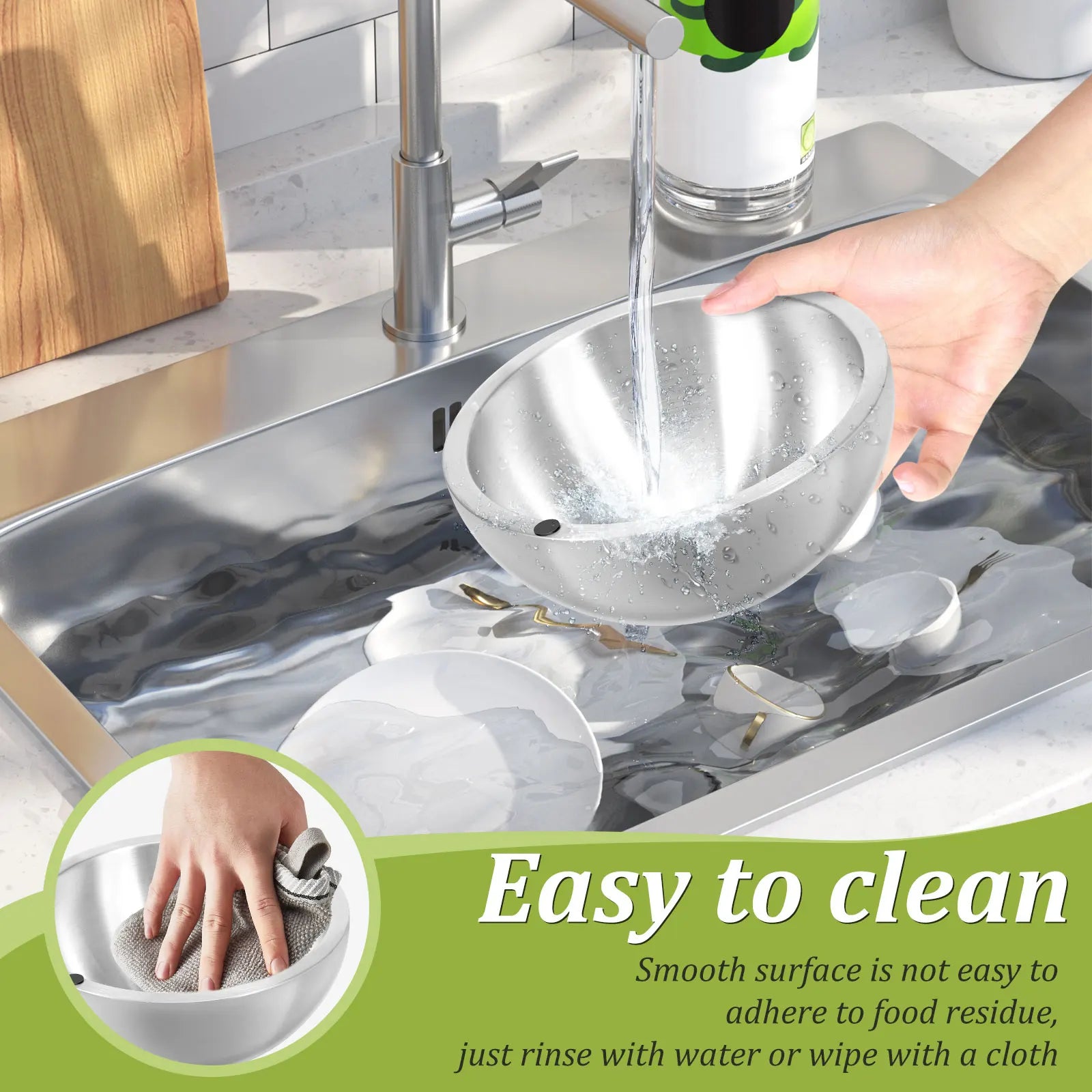 Stainless Steel Cooling Bowl