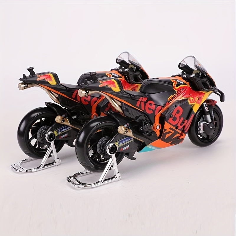Maisto 1:18 2021 Red Bull KTM Factory Racing #88 #33 Die Cast Vehicles Collectible Motorcycle Model Toys Christmas Halloween Gift