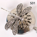 1 Pc Dragonfly Essential Oil Pendant Necklace For Mama's Mother's Day Gift Vintage Dragonfly Locket
