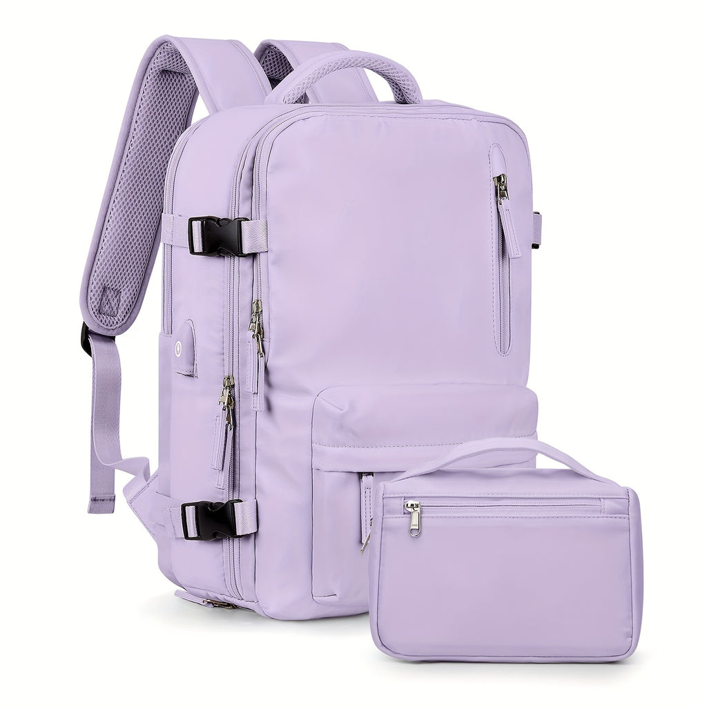 COOFAY Airline-Approved Large Travel Backpack for Men & Women - Durable Nylon, Multi-Compartment with Laptop Sleeve, Adjustable Straps, Ideal for Business & Gym Use, Business Backpack|Sleek Casual Design|Practical Design, Bac