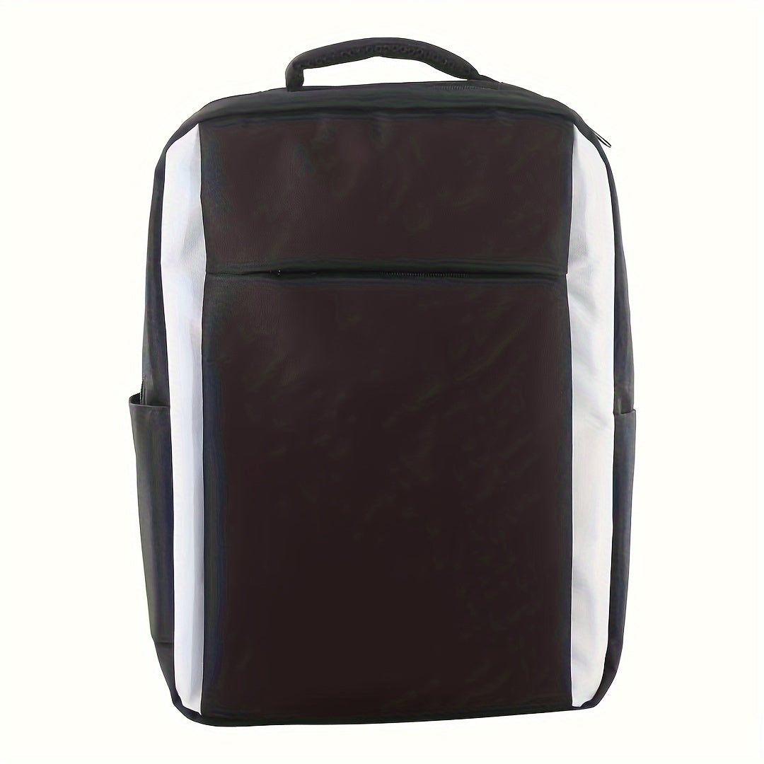 Gaming Backpack for PS5, Protective Travel Carrying Case Bag Compatible with Playstation 5 Console Game Storage Bag with Multiple Pockets for PS5 Disc/Game Cards/Laptop Tech Gifts for Men, Backpack