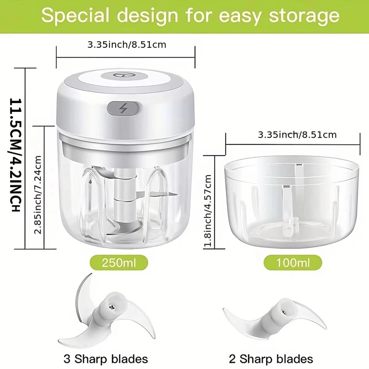 Electric Kitchen Food Chopper