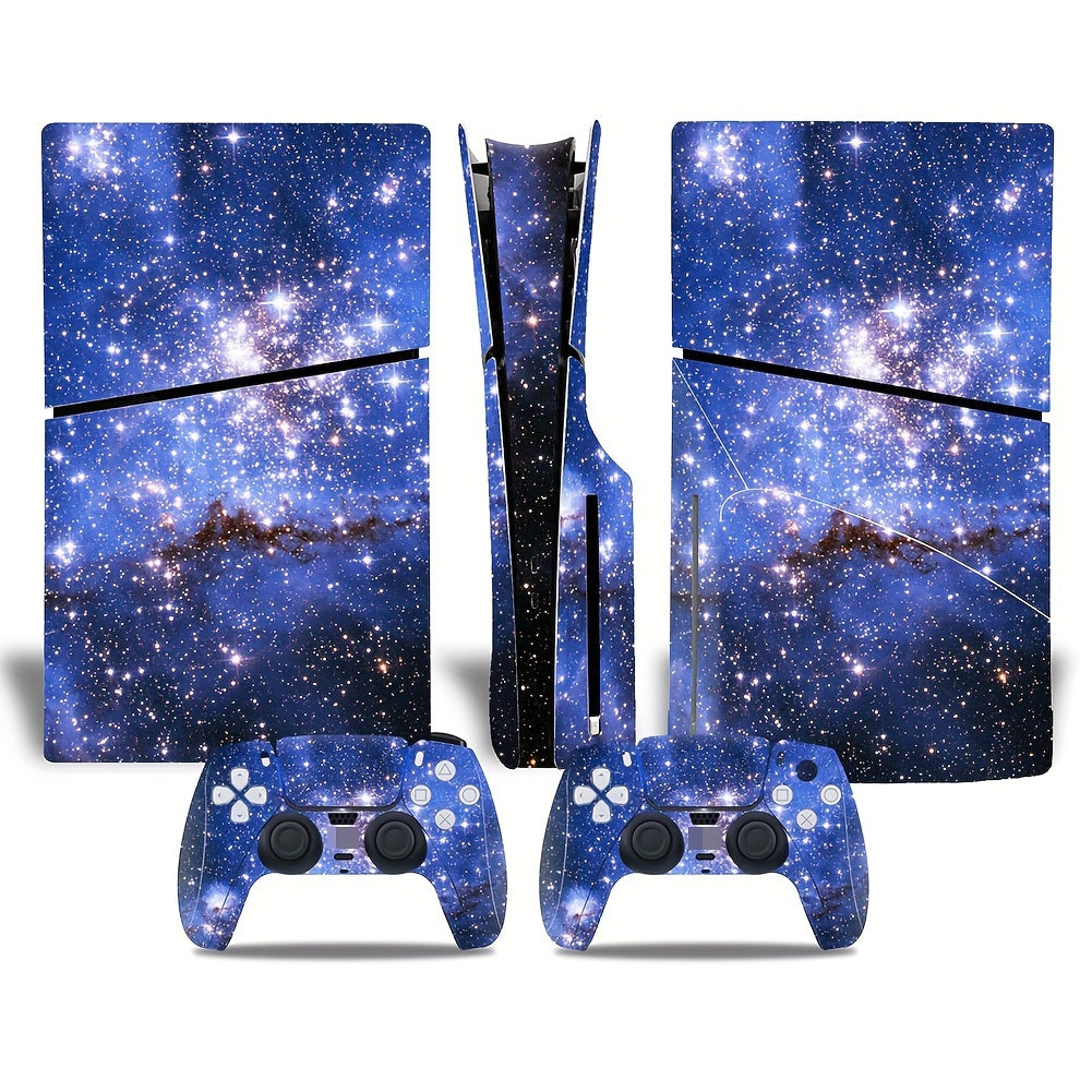 PS5 Slim Disc Drive Edition Gaming Console Sticker - Vibrant Skin for PlayStation 5 - PVC Material