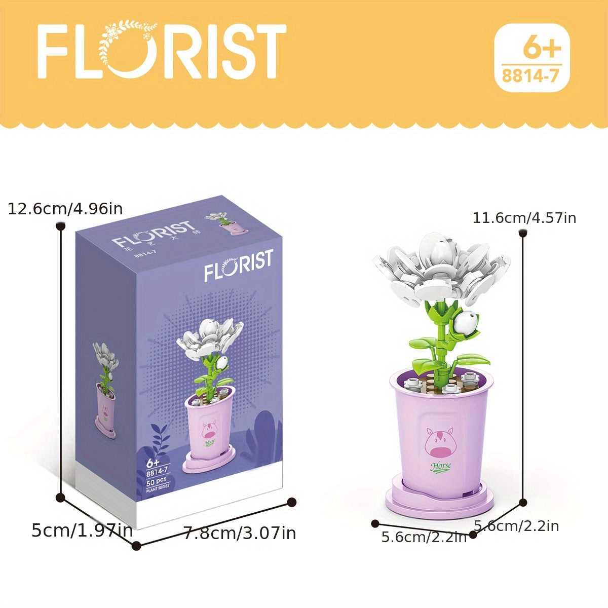 Succulent Plants Building Blocks, Potted Flower Bouquets, Eternal Ornaments, Educational Diy Making Assembled Toys For Girls Easter Gift