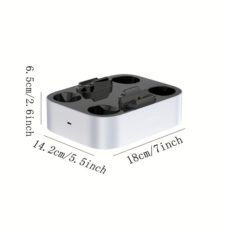 for PS5 Controller Charger Station Compatible with Dualsense Edge Controller, Fast Charging Dock Stand with Cable, Dual Controller Charging Station for Playstation 5 &for DualSense Edge Controller