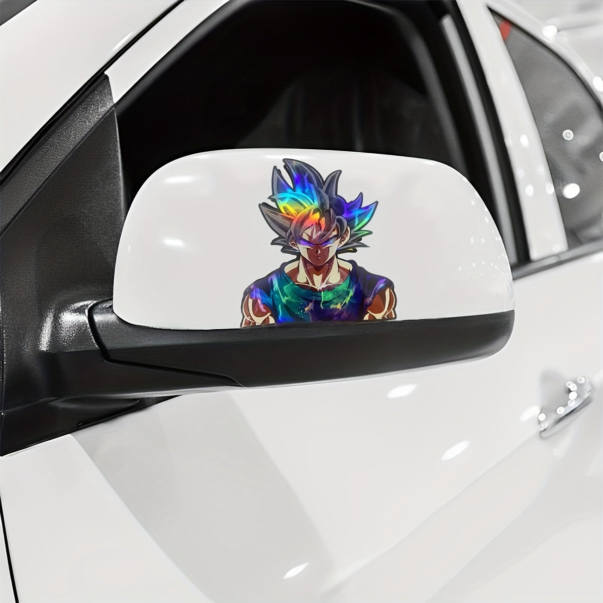 Anime Holographic Stickers Car Stickers Decals Peeker Decal Waterproof Stickers For Cars Auto Motorcycle Laptop Trunk Bumper Accessories