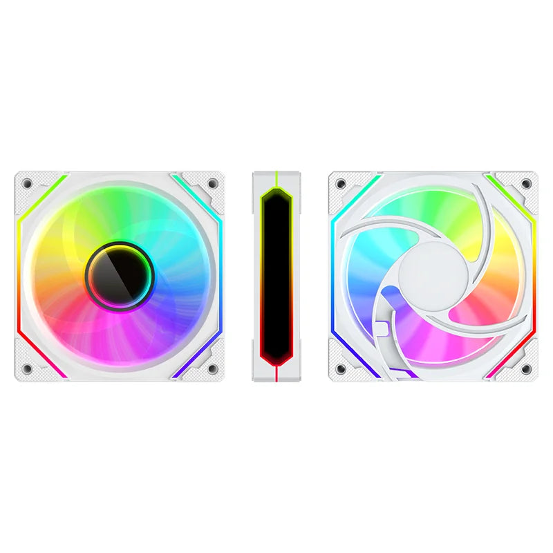 Lovingcool Factory OEM 120mm Rgb Fan Infinity Mirror 5V 3-PIN PWM 4PIN Control PC Gaming RGB Cooling Fans for Computer Desktop