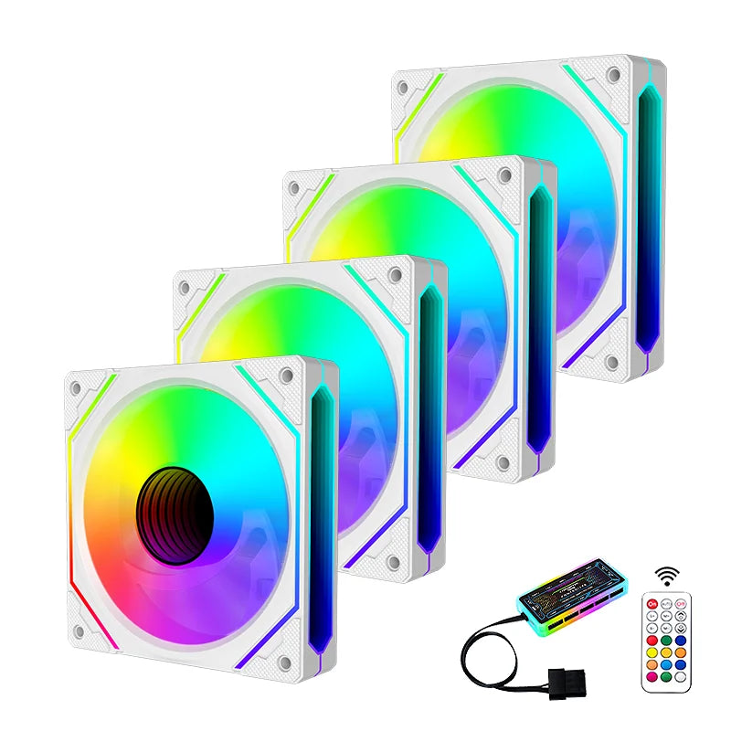 Lovingcool Factory OEM 120mm Rgb Fan Infinity Mirror 5V 3-PIN PWM 4PIN Control PC Gaming RGB Cooling Fans for Computer Desktop