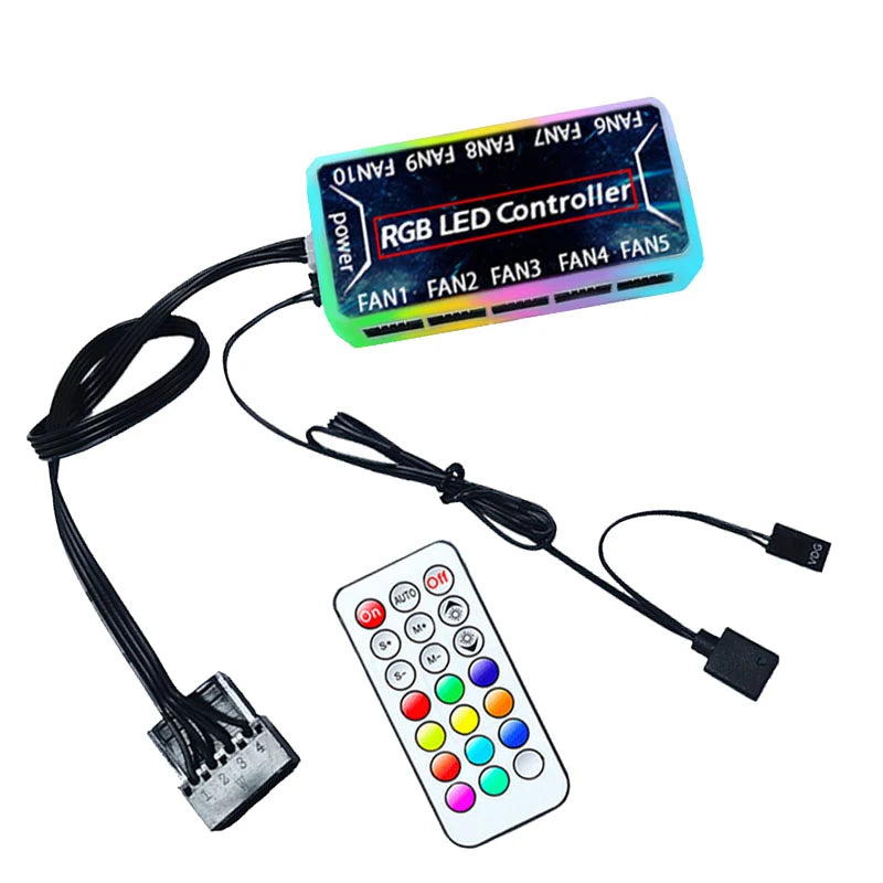 Lovingcool Factory OEM 120mm Rgb Fan Infinity Mirror 5V 3-PIN PWM 4PIN Control PC Gaming RGB Cooling Fans for Computer Desktop