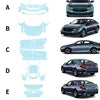 For CIVIC SEDAN TPU Self Healing Anti-scratch Protective Film for Car Body Full Coverage Pre-cut 6 Year Warranty