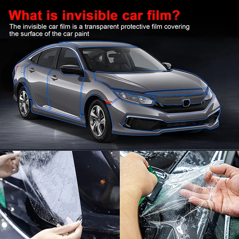 For CIVIC SEDAN TPU Self Healing Anti-scratch Protective Film for Car Body Full Coverage Pre-cut 6 Year Warranty