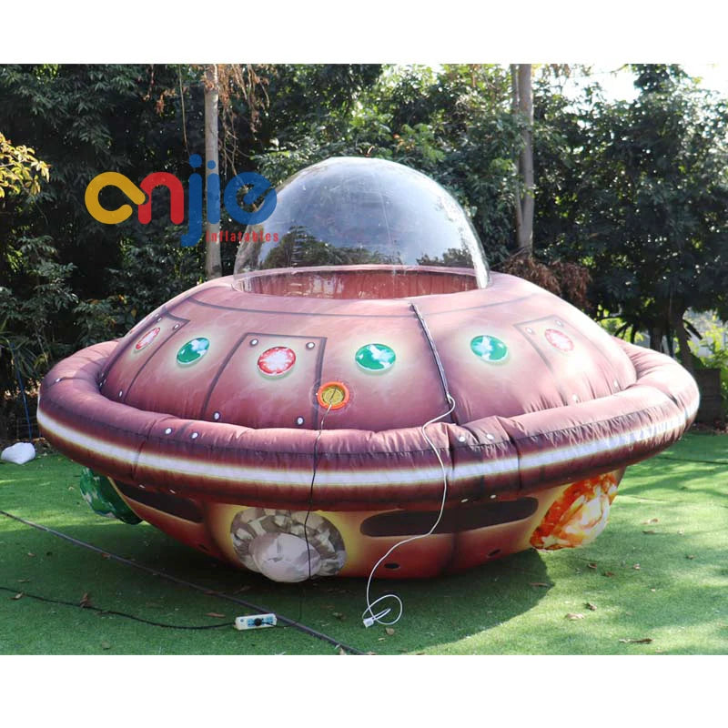 Advertising Inflatable Spaceship Flying Saucer Inflatable UFO Ball Model With Led Light