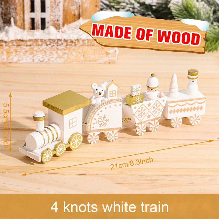 Christmas Train Merry Christmas Decorations For Home 2024 Cristmas Ornament Xmas Navidad Noel Gifts Happy New Year 2025 Decor