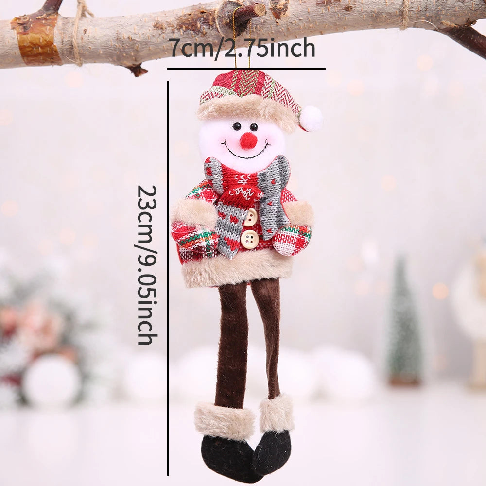 Christmas Decorations for Home Lovely Faceless doll Hanging Pendant Christmas Tree DIY Decor Ornaments Xmas New Year Gifts Kids