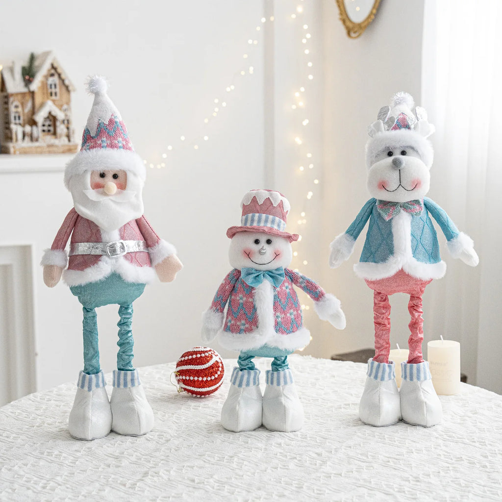 Christmas decorations - Santa Claus, snowmen, and reindeer, holiday decorations for Christmas, birthday parties, and holidays
