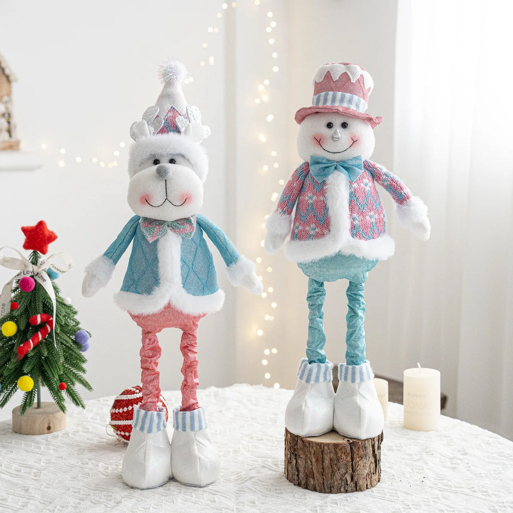 Christmas decorations - Santa Claus, snowmen, and reindeer, holiday decorations for Christmas, birthday parties, and holidays