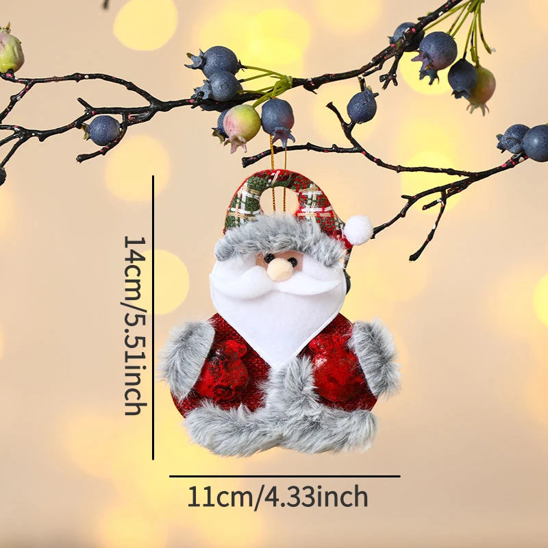 Christmas Decorations for Home Lovely Faceless doll Hanging Pendant Christmas Tree DIY Decor Ornaments Xmas New Year Gifts Kids