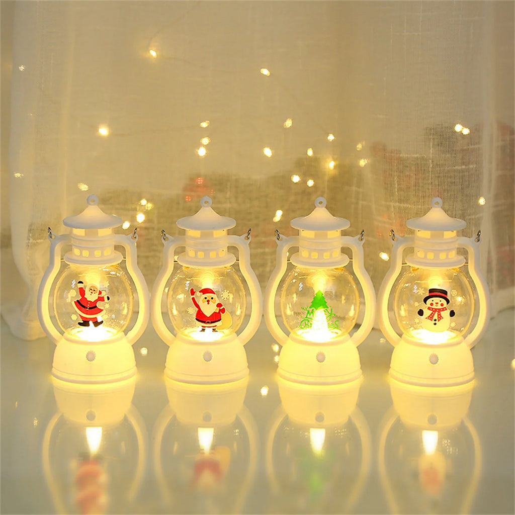 Merry Christmas Night Light Snowman Christmas Tree Light Decoration Ornaments Party Bedroom Household New Year Supplies Gift