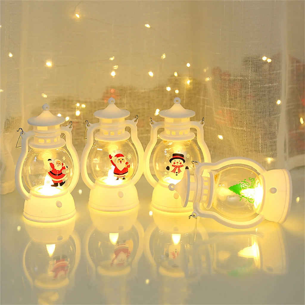 Merry Christmas Night Light Snowman Christmas Tree Light Decoration Ornaments Party Bedroom Household New Year Supplies Gift