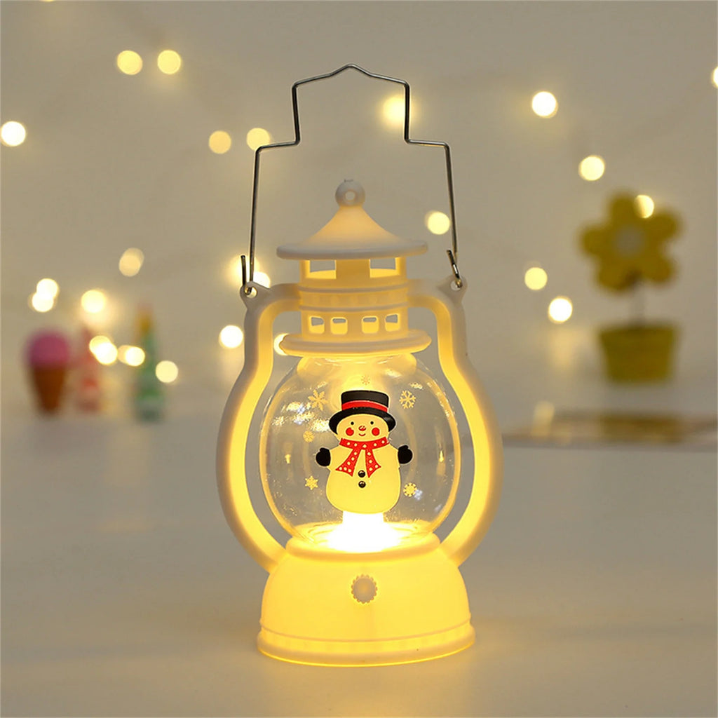 Merry Christmas Night Light Snowman Christmas Tree Light Decoration Ornaments Party Bedroom Household New Year Supplies Gift