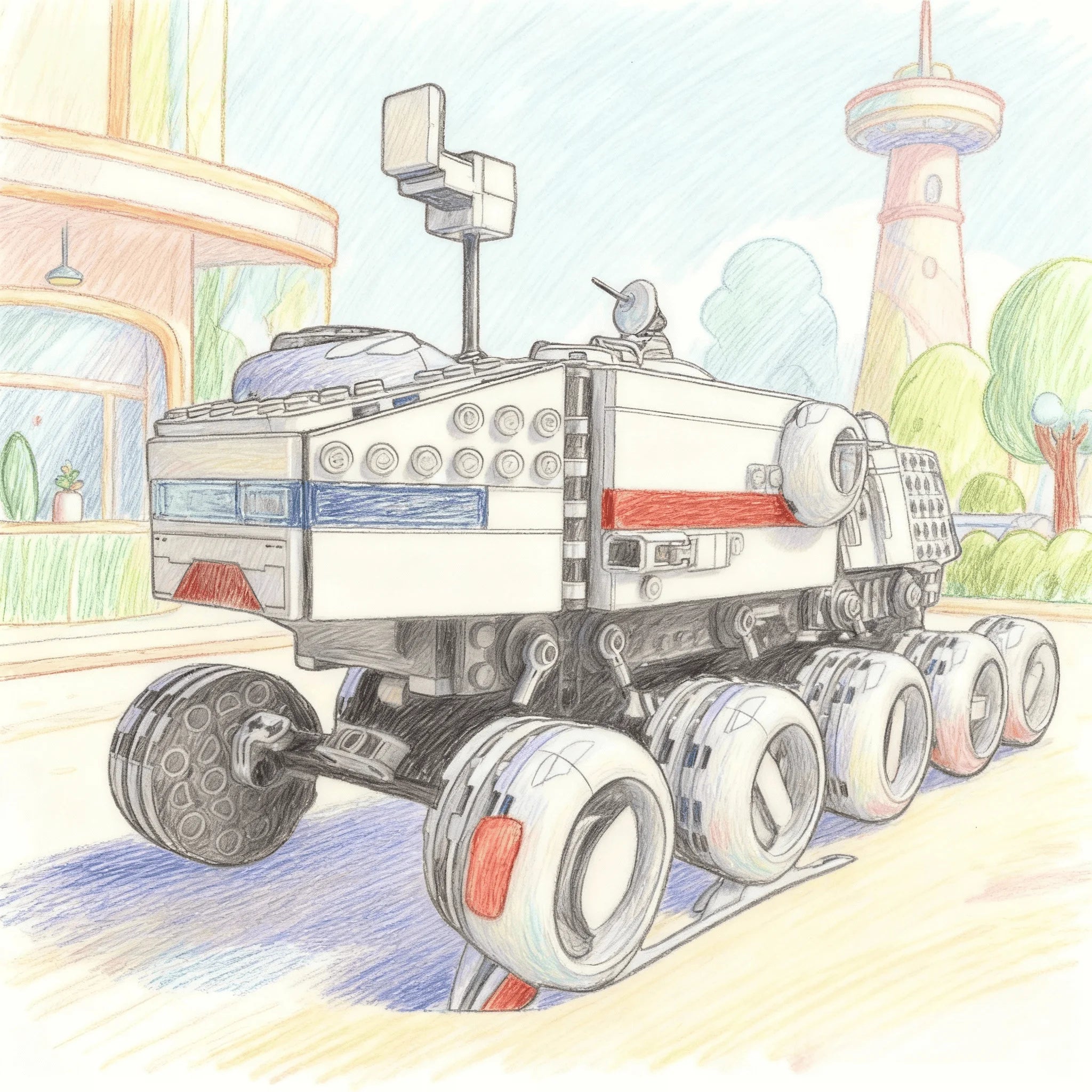 Christmas gift, home decoration, vehicle, architectural model, puzzle toy, intelligent mechanical assembly, children's assembly