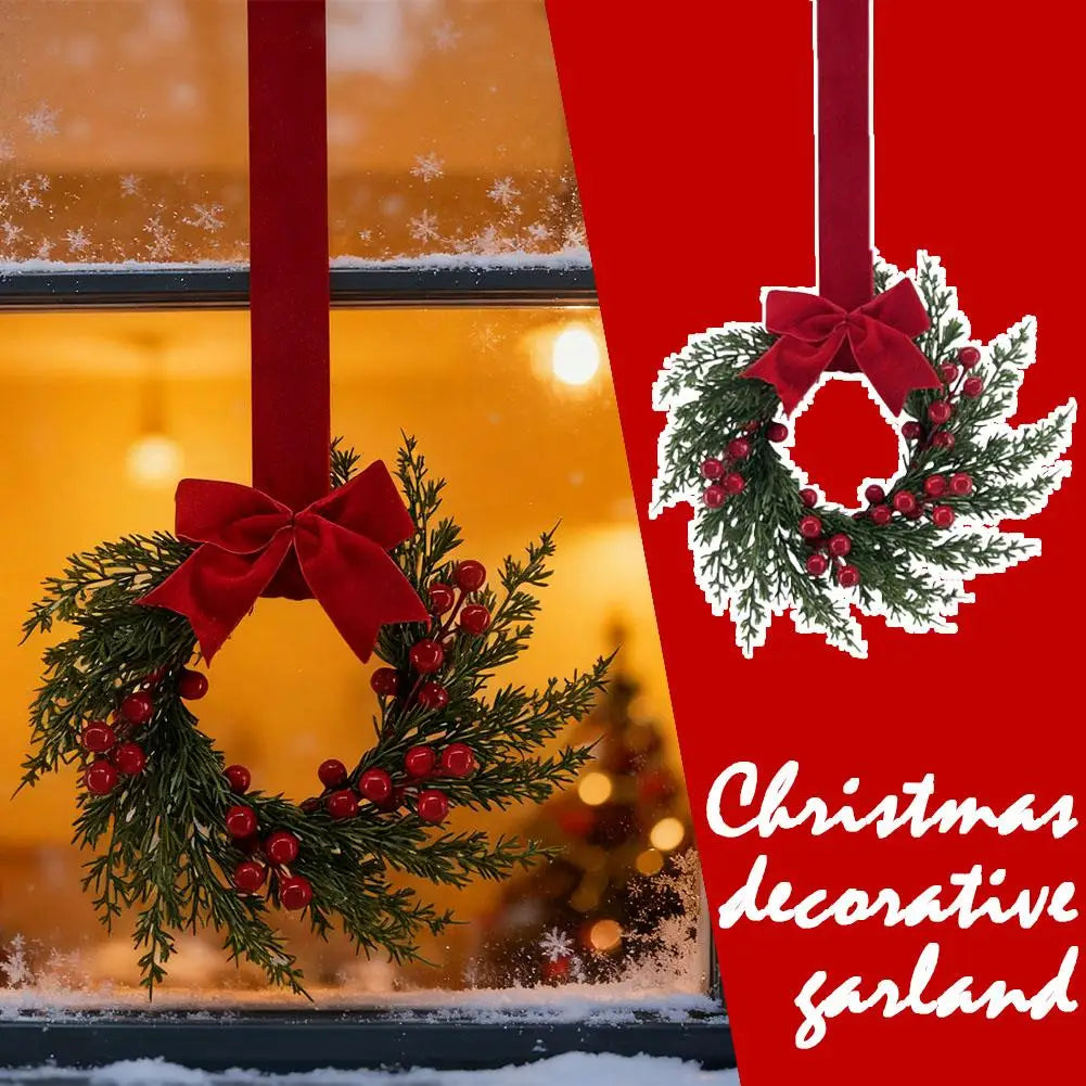Christmas Decorations Include Wreaths Window Displays Door Hangings Venue Setups Christmas Wreaths And Ivy Rings