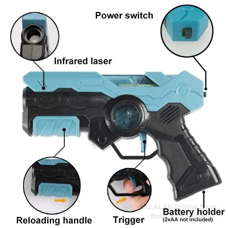 Infrared Toy Guns Play Set kids Laser Tag Battle Game Laser Strike Electric gun Weapon Pistol For Boys Children Indoor Outdoor