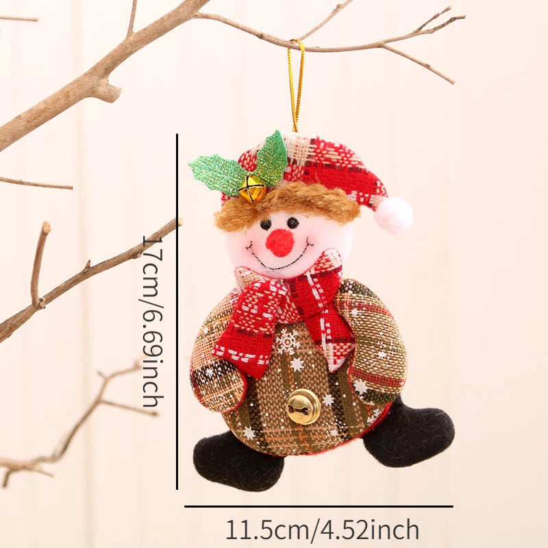 Christmas Decorations for Home Lovely Faceless doll Hanging Pendant Christmas Tree DIY Decor Ornaments Xmas New Year Gifts Kids