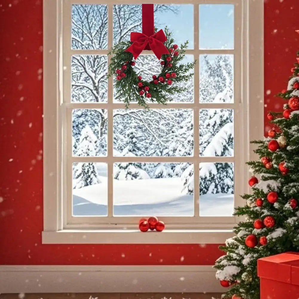 Christmas Decorations Include Wreaths Window Displays Door Hangings Venue Setups Christmas Wreaths And Ivy Rings