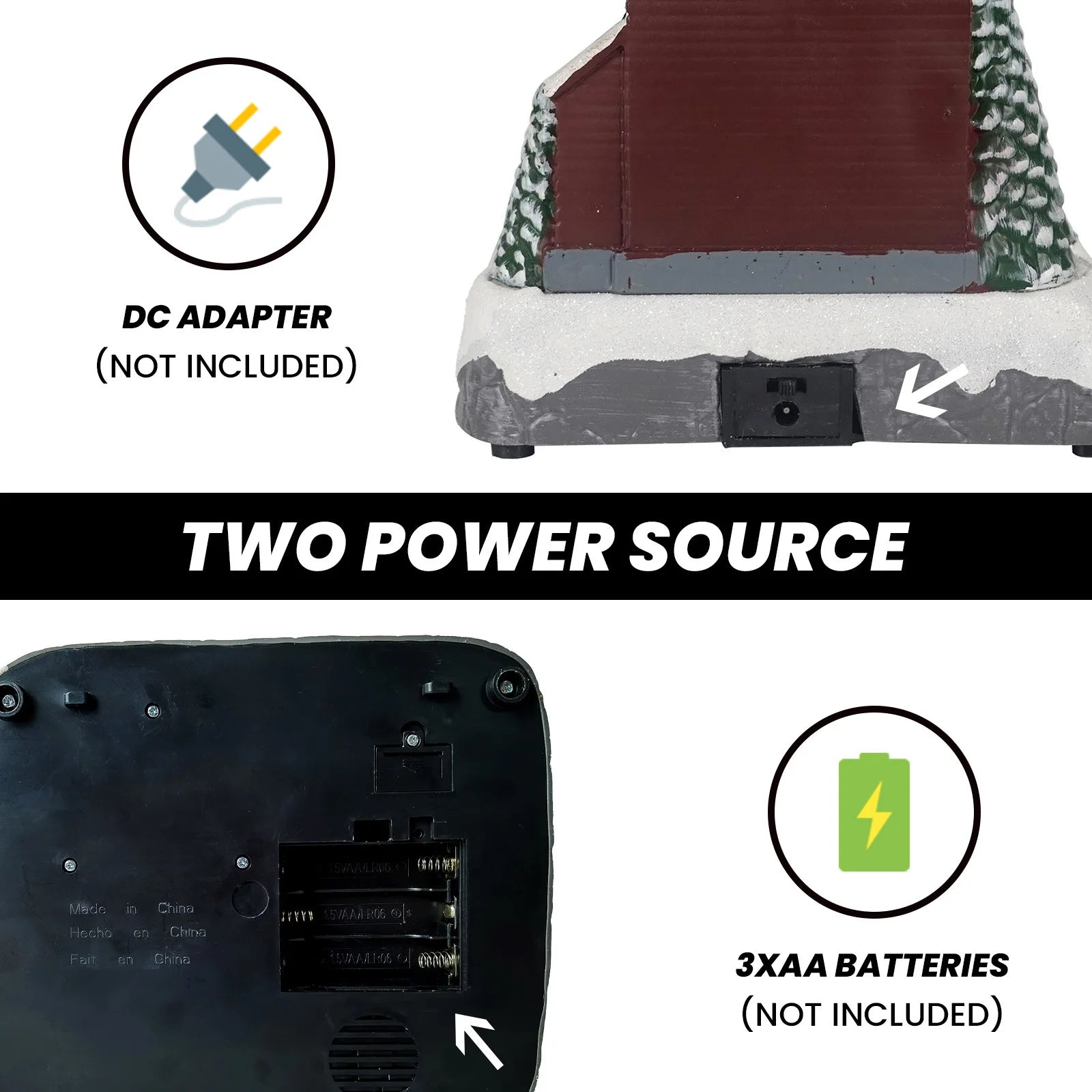 Christmas Decoration Santa Climbing Stairs Scene Music Box New Year Home Decoration Xmas Decor Gift for Kid