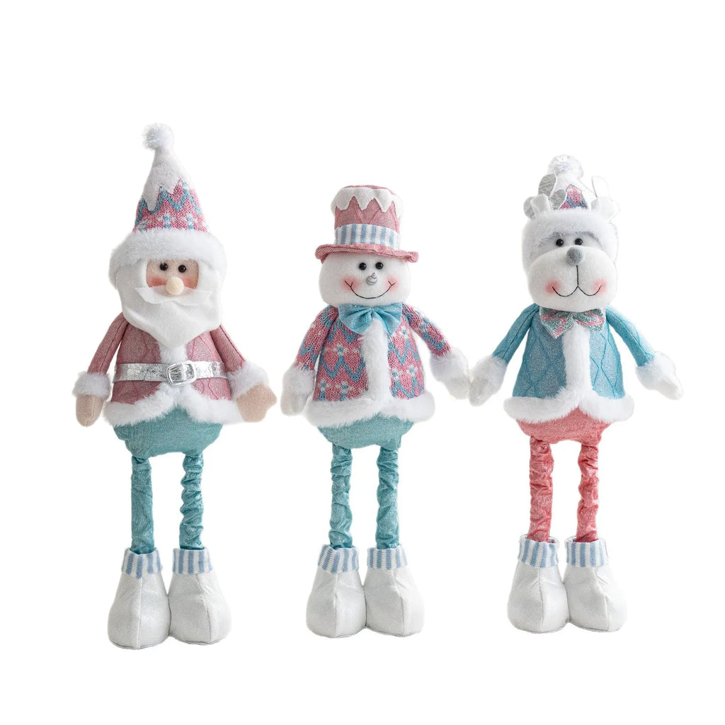 Christmas decorations - Santa Claus, snowmen, and reindeer, holiday decorations for Christmas, birthday parties, and holidays