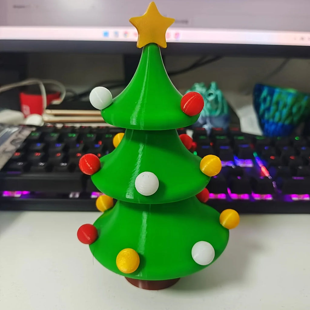 Dancing Christmas Tree，An interesting design, , a stress-relieving creative gift suitable for gifting, holiday decorations, etc.