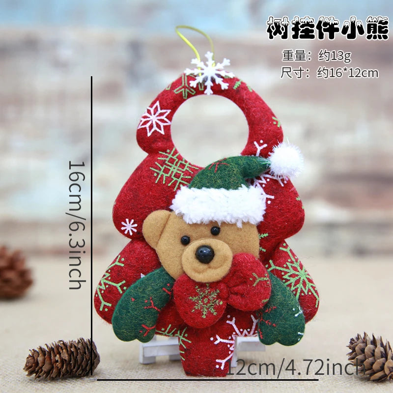 Christmas Decorations for Home Lovely Faceless doll Hanging Pendant Christmas Tree DIY Decor Ornaments Xmas New Year Gifts Kids