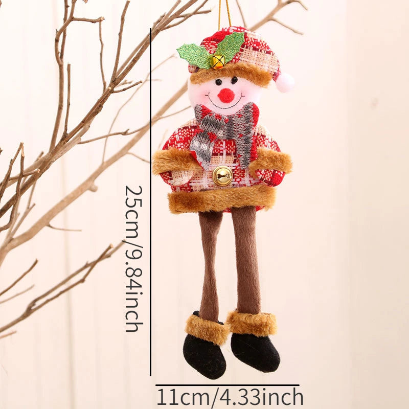 Christmas Decorations for Home Lovely Faceless doll Hanging Pendant Christmas Tree DIY Decor Ornaments Xmas New Year Gifts Kids