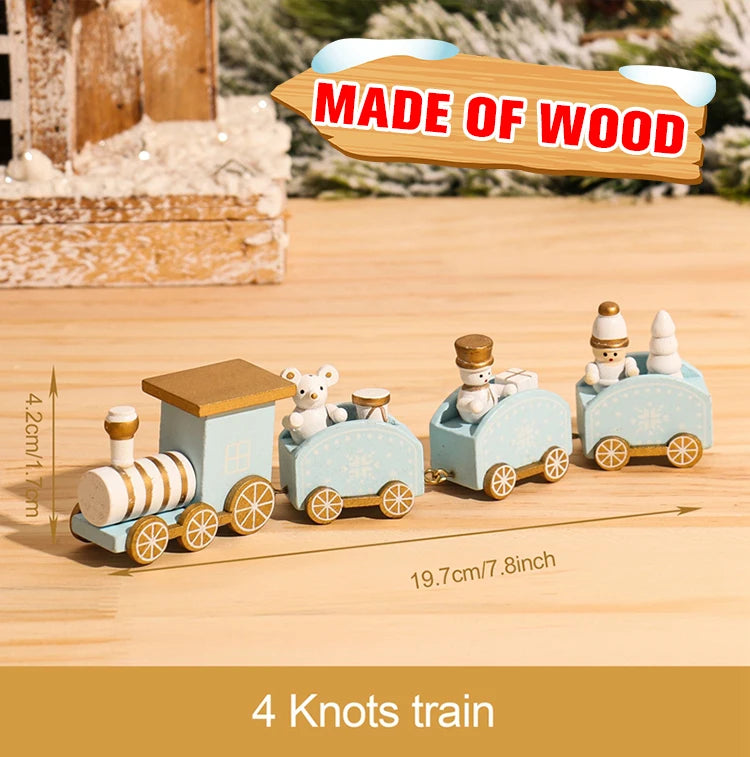 Christmas Train Merry Christmas Decorations For Home 2024 Cristmas Ornament Xmas Navidad Noel Gifts Happy New Year 2025 Decor