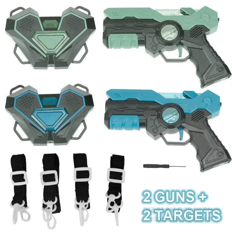 Infrared Toy Guns Play Set kids Laser Tag Battle Game Laser Strike Electric gun Weapon Pistol For Boys Children Indoor Outdoor