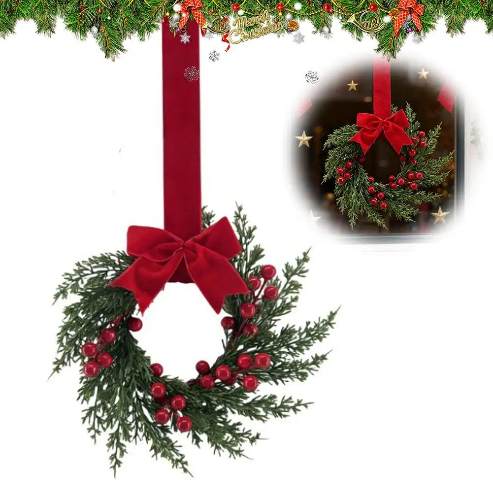 Christmas Decorations Include Wreaths Window Displays Door Hangings Venue Setups Christmas Wreaths And Ivy Rings
