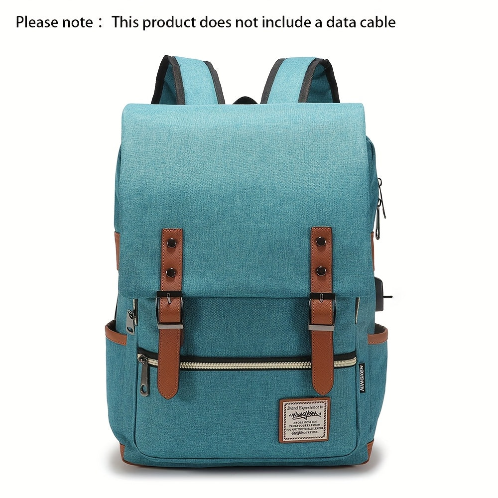 Business Laptop Backpack Casual School Bag for Men and Women, Tear-Resistant Unique Travel Backpack Suitable for Up to 15.6-Inch Laptops