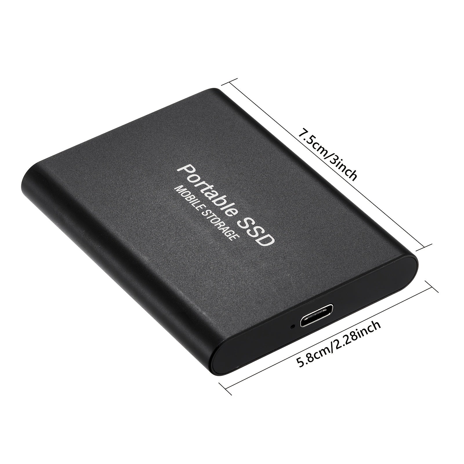 Portable 2TB External Hard Drive HDD USB 3.0 For PC, Mac, PlayStation, & Xbox, 1 Year Rescue Service (STGX1000400), Black